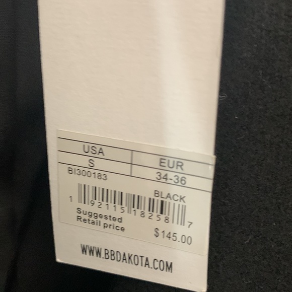 Black BB Dakota coat - Picture 4 of 11